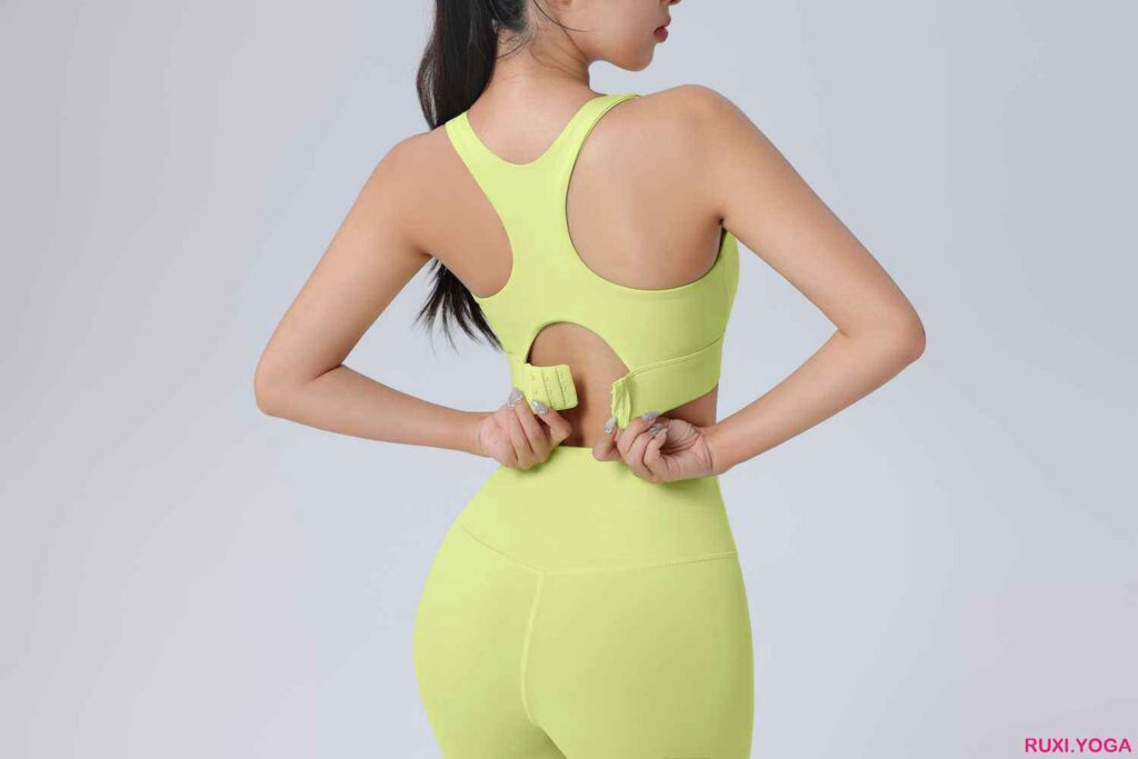 女士跑步背心內建胸罩支撐 RUXI hk3001廠商直銷