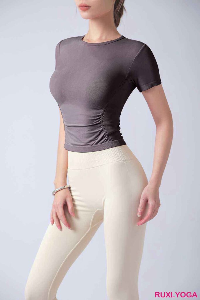 女款舒適彈性瑜珈短褲 RUXI hk3772工廠製造商廠商